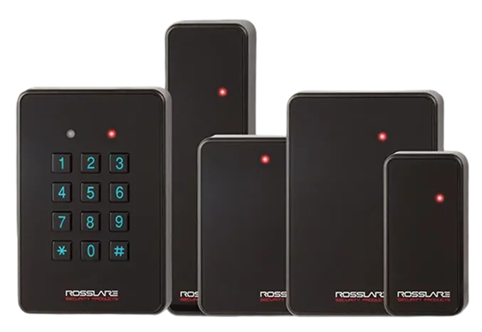 partner img - 1 Range of Rosslare access control readers and a keypad